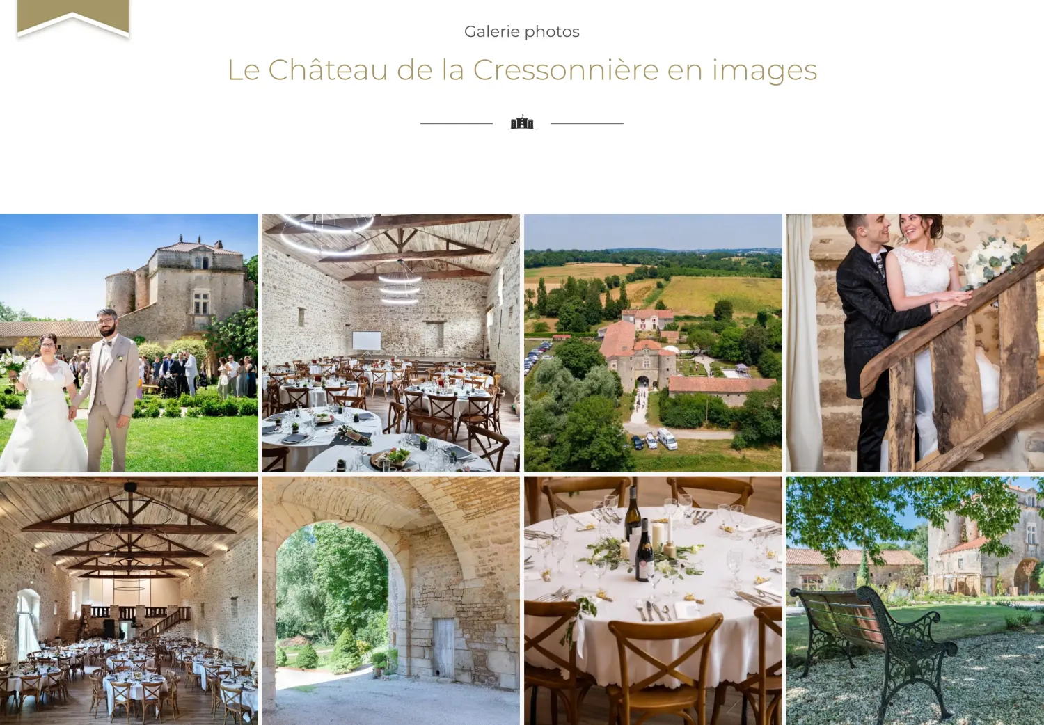 Galerie photos du Château de la Cressonnière
