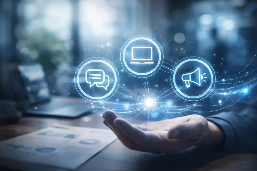 Centraliser prestataires informatique et communication digitale